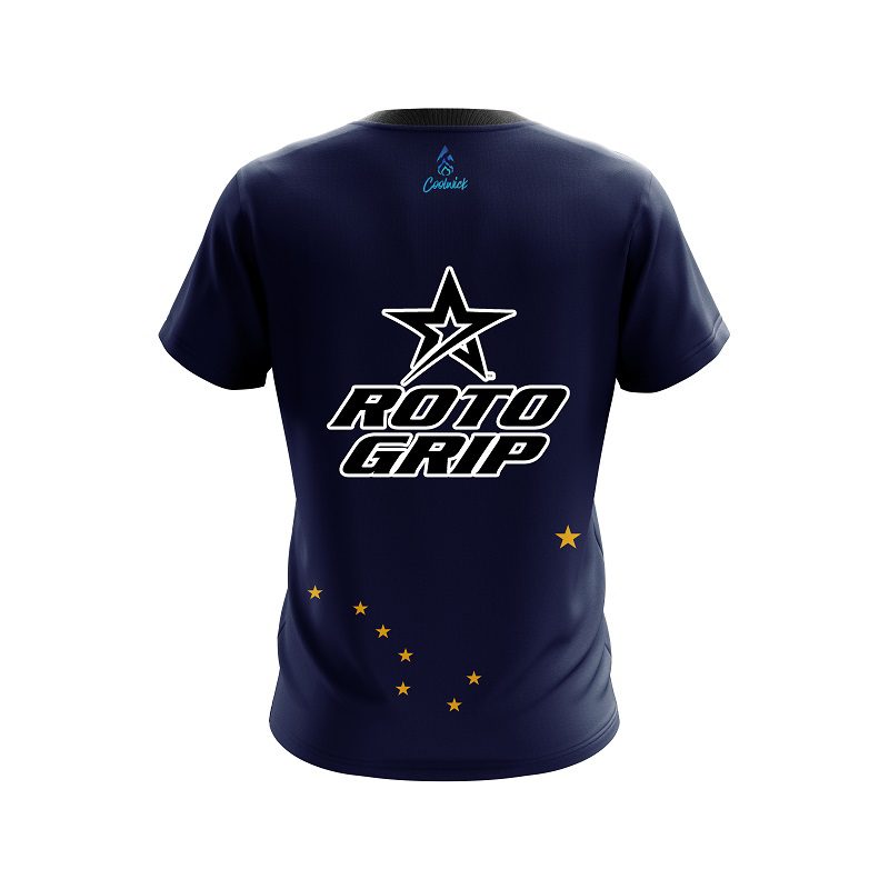 Roto Grip Alaska Flag CoolWick Bowling Jersey - Image 2