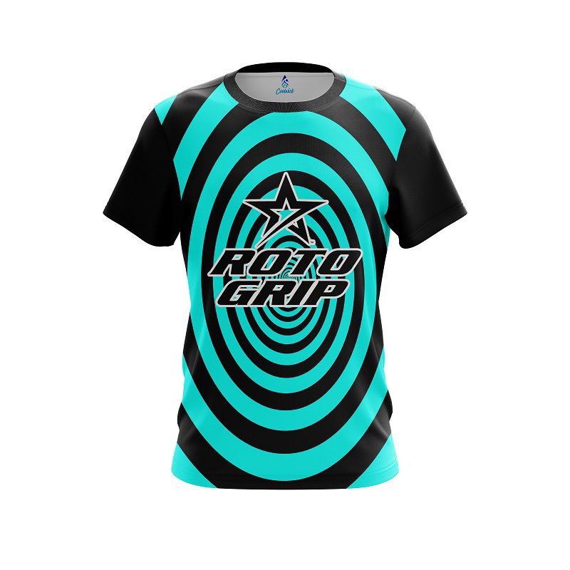 Roto Grip Aqua Swirl CoolWick Bowling Jersey