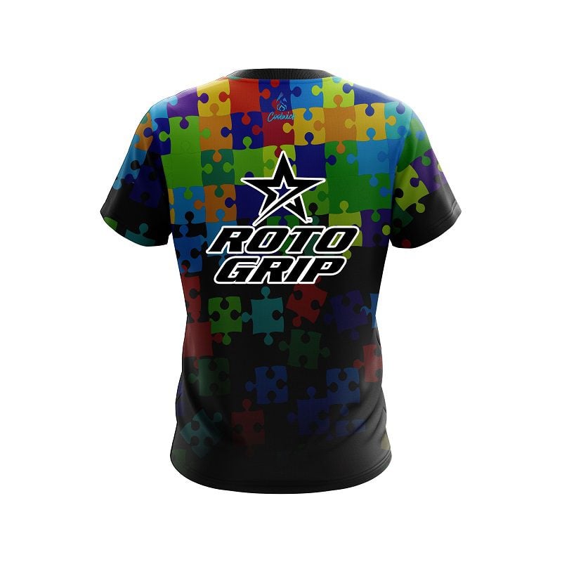 Roto Grip Autism Awareness Be Kind CoolWick Bowling Jersey - Image 2