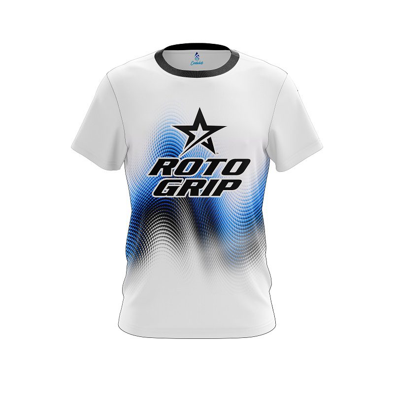 Roto Grip Blue Print CoolWick Bowling Jersey
