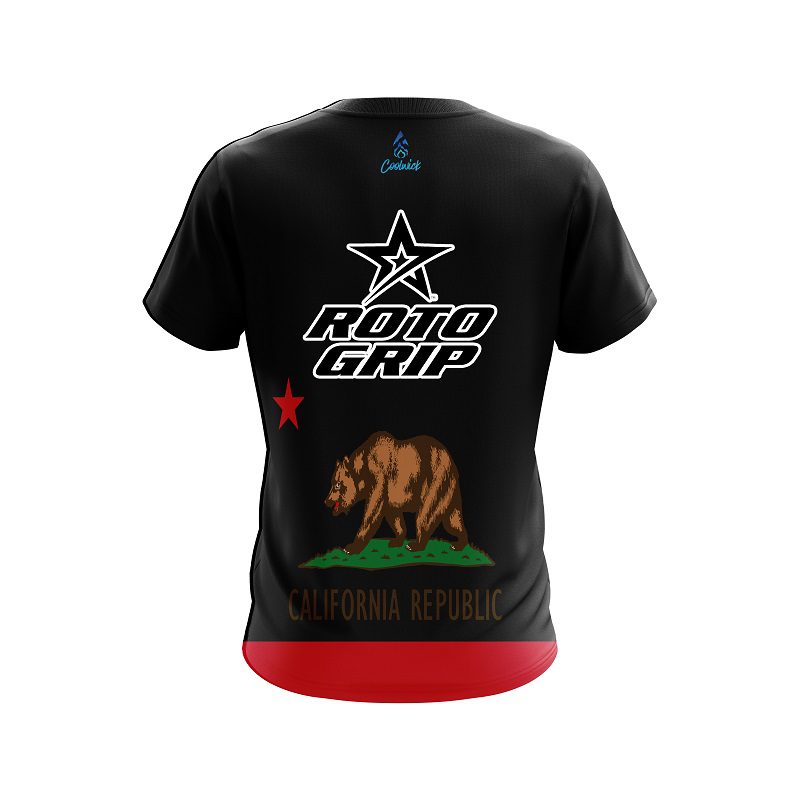 Roto Grip California Republic Flag CoolWick Bowling Jersey - Image 2
