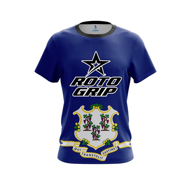 Roto Grip Connecticut Flag CoolWick Bowling Jersey