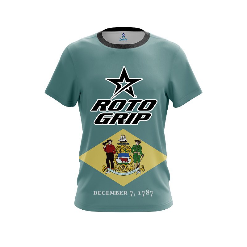 Roto Grip Delaware Flag CoolWick Bowling Jersey
