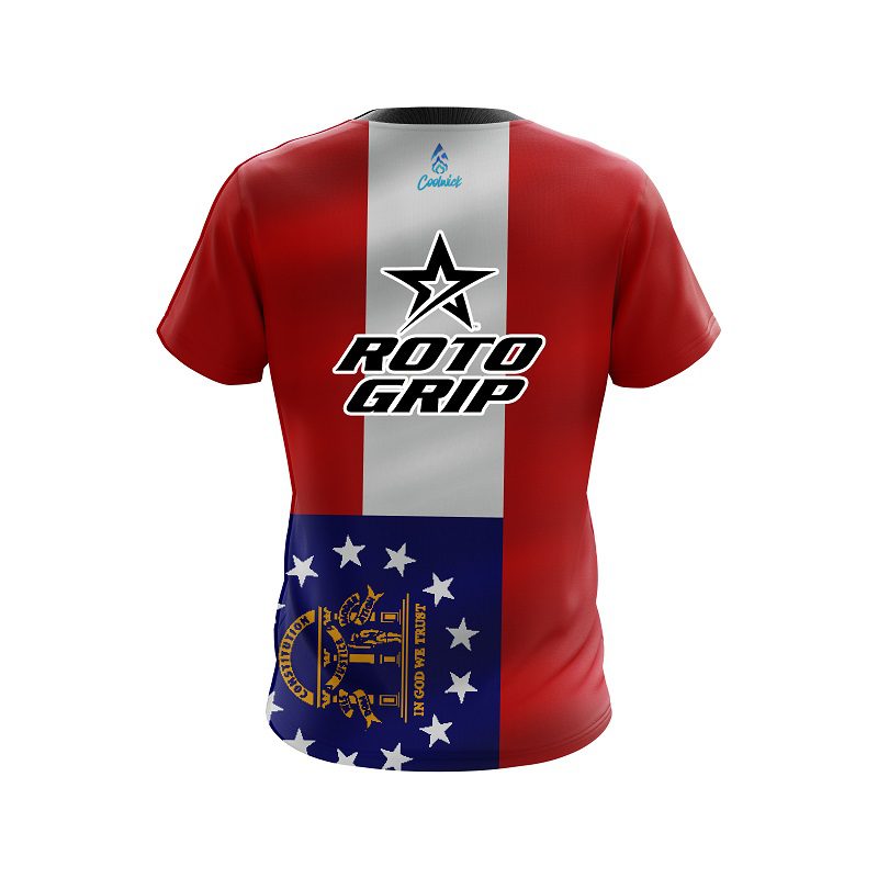 Roto Grip Georgia Flag CoolWick Bowling Jersey - Image 2