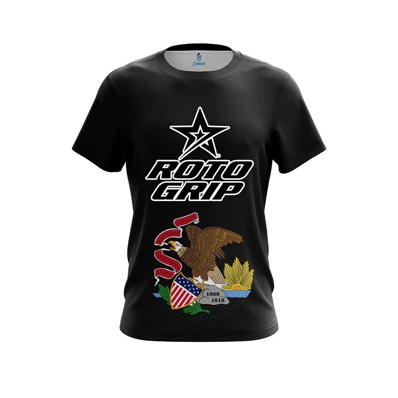 Roto Grip Illinois Flag CoolWick Bowling Jersey