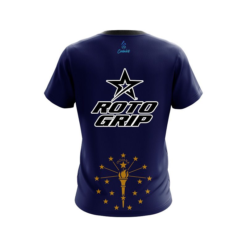 Roto Grip Indiana Flag CoolWick Bowling Jersey - Image 2