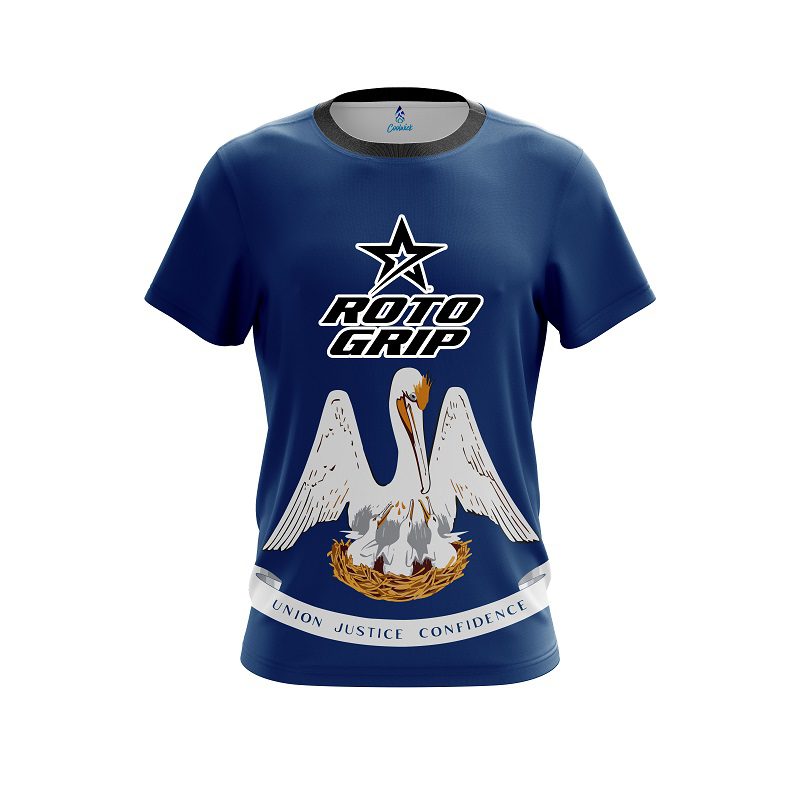 Roto Grip Louisiana Flag CoolWick Bowling Jersey