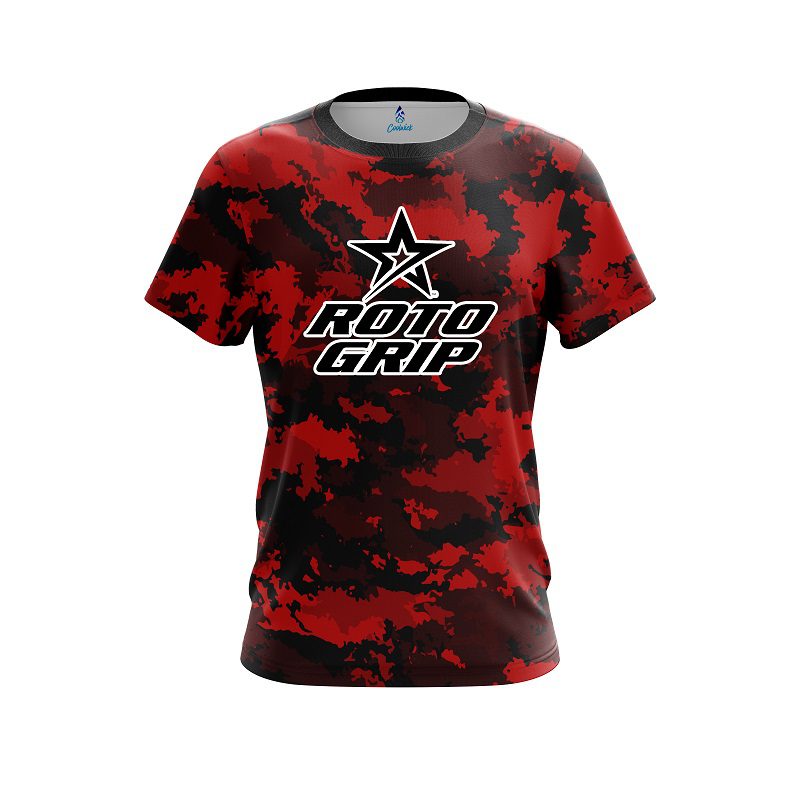 Roto Grip Military Red CoolWick Bowling Jersey
