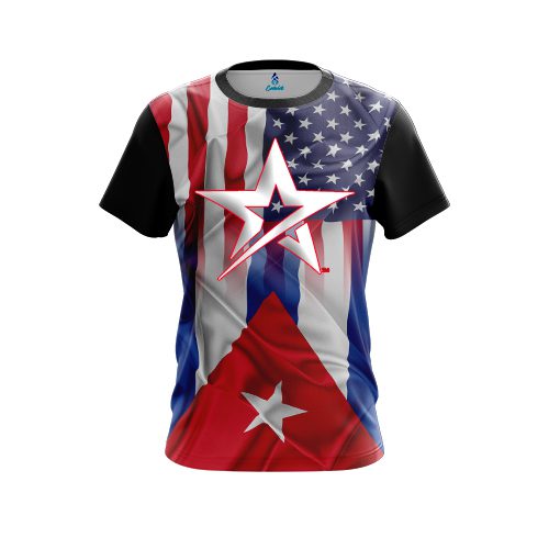 Roto Grip USA Cuban Flag CoolWick Bowling Jersey