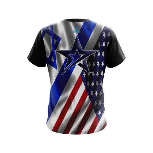 Roto Grip USA Israeli Flag CoolWick Bowling Jersey - Image 2