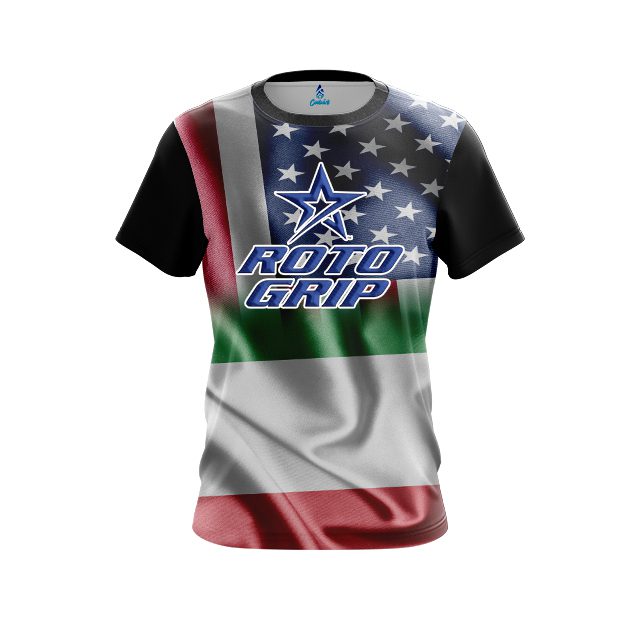Roto Grip USA Italian Flag CoolWick Bowling Jersey