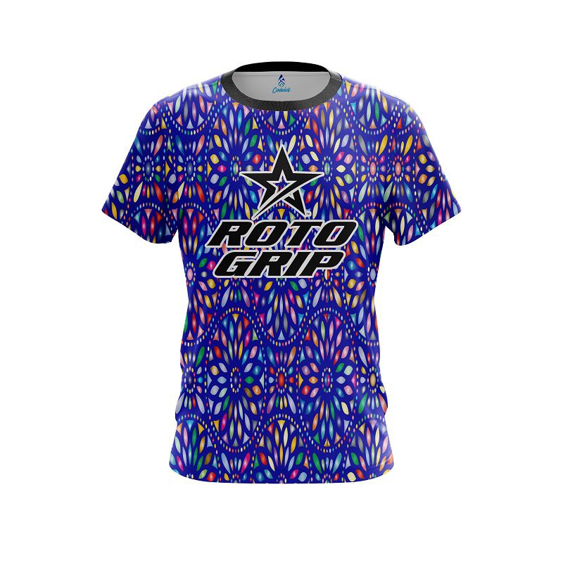 Roto Grip Kaleidoscope Blue CoolWick Bowling Jersey