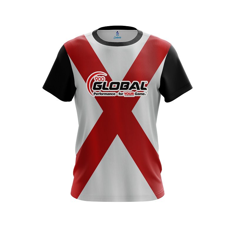 900 Global Alabama Flag CoolWick Bowling Jersey
