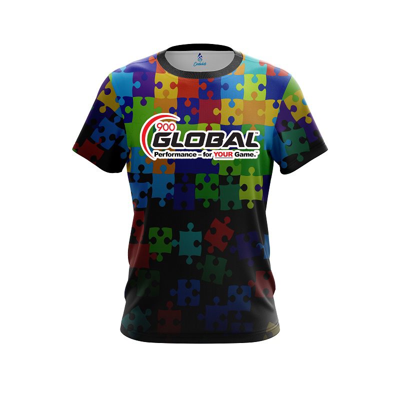 900 Global Autism Awareness Be Kind Bowling Jersey