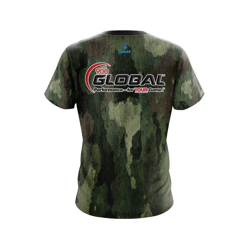 900 Global Camouflage CoolWick Bowling Jersey - Image 2