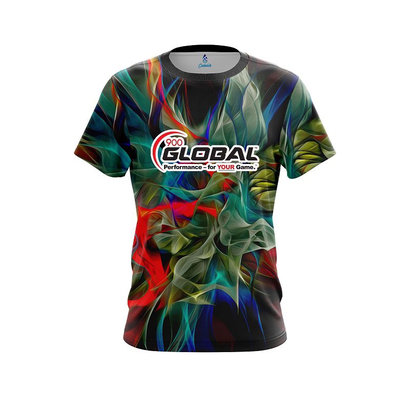 900 Global Color Swirl CoolWick Bowling Jersey