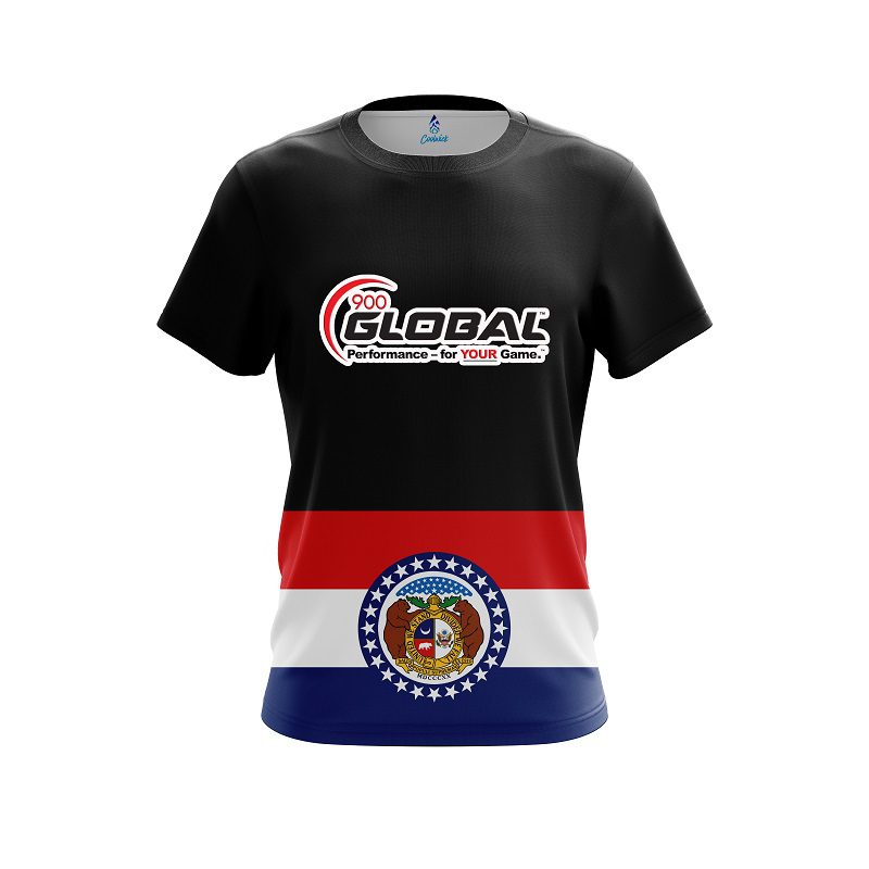 900 Global Missouri Flag CoolWick Bowling Jersey