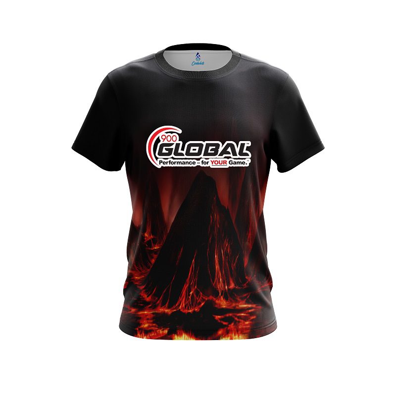 900 Global Molten Volcano CoolWick Bowling Jersey