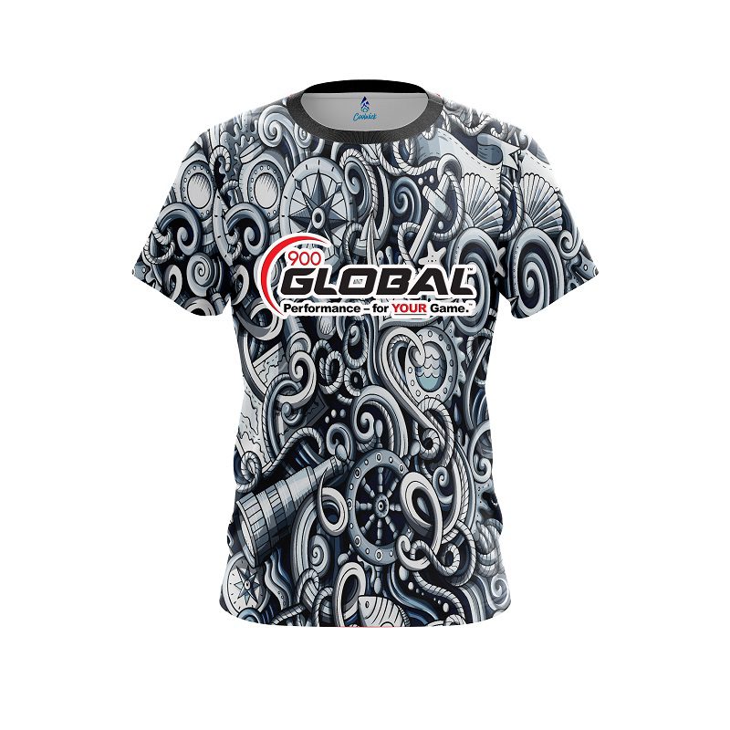 900 Global Nautical CoolWick Bowling Jersey