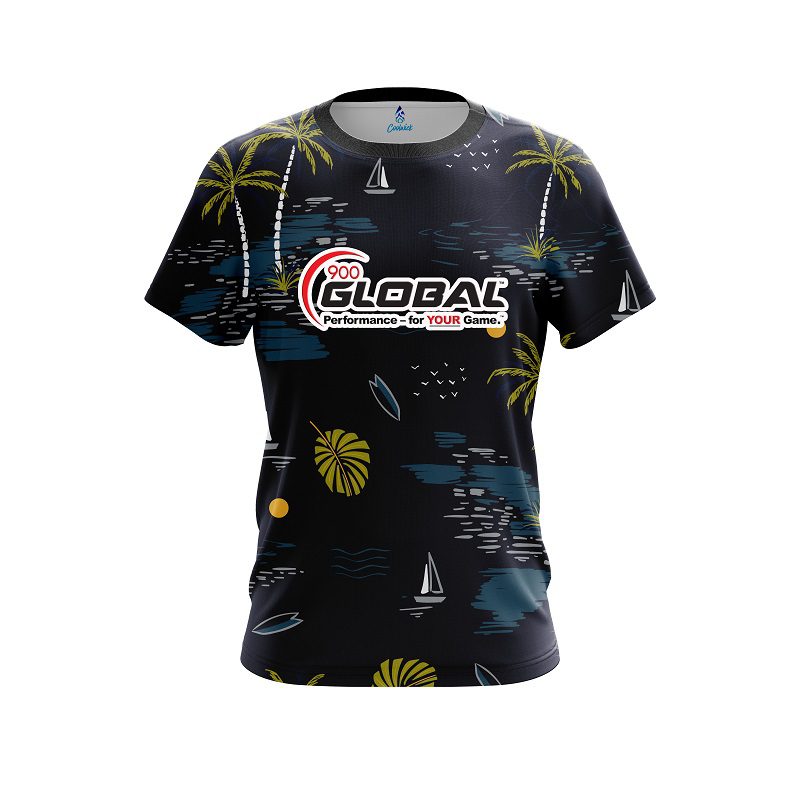 900 Global Paradise Island CoolWick Bowling Jersey