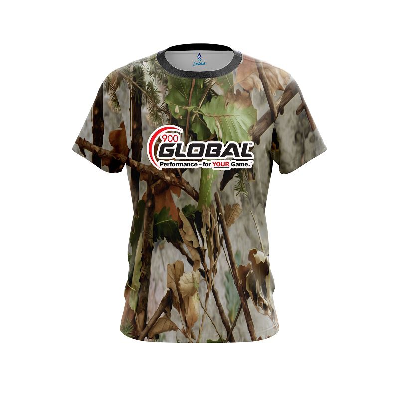 900 Global Real Time Camo CoolWick Bowling Jersey