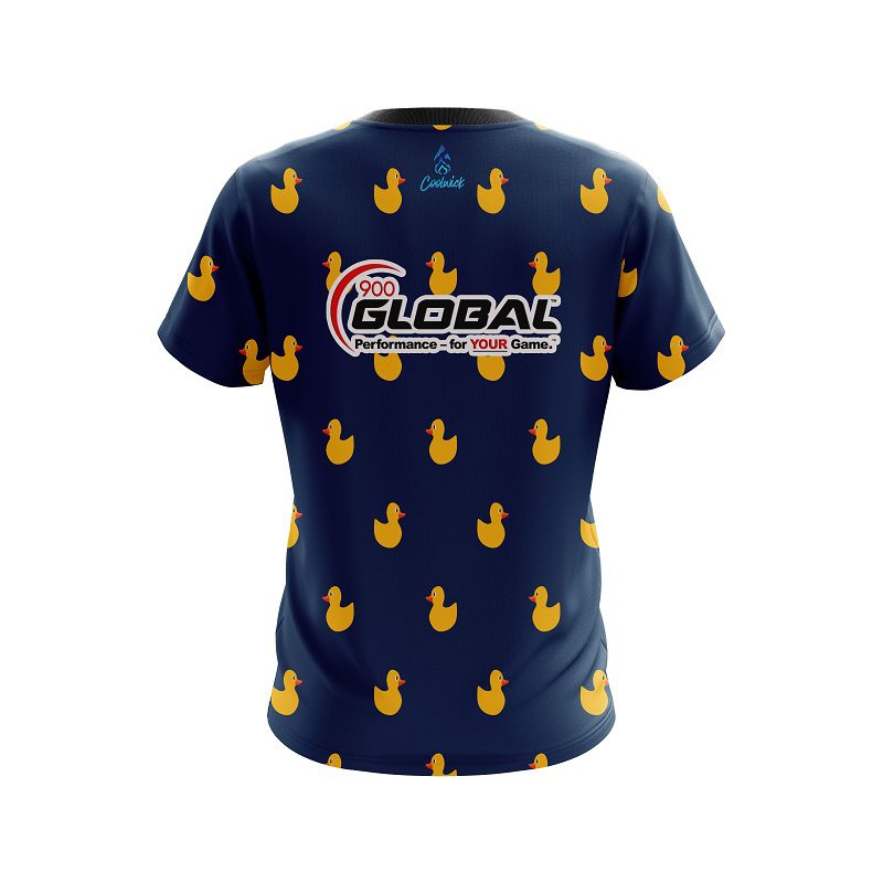 900 Global Rubber Duck CoolWick Bowling Jersey - Image 2