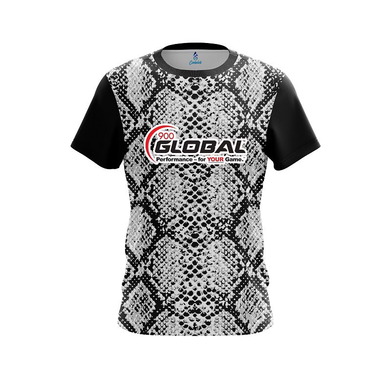900 Global Snake Skin CoolWick Bowling Jersey