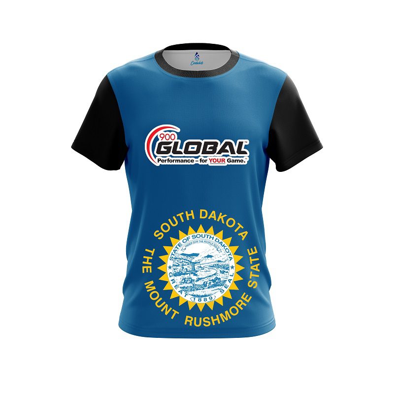 900 Global South Dakota Flag CoolWick Bowling Jersey