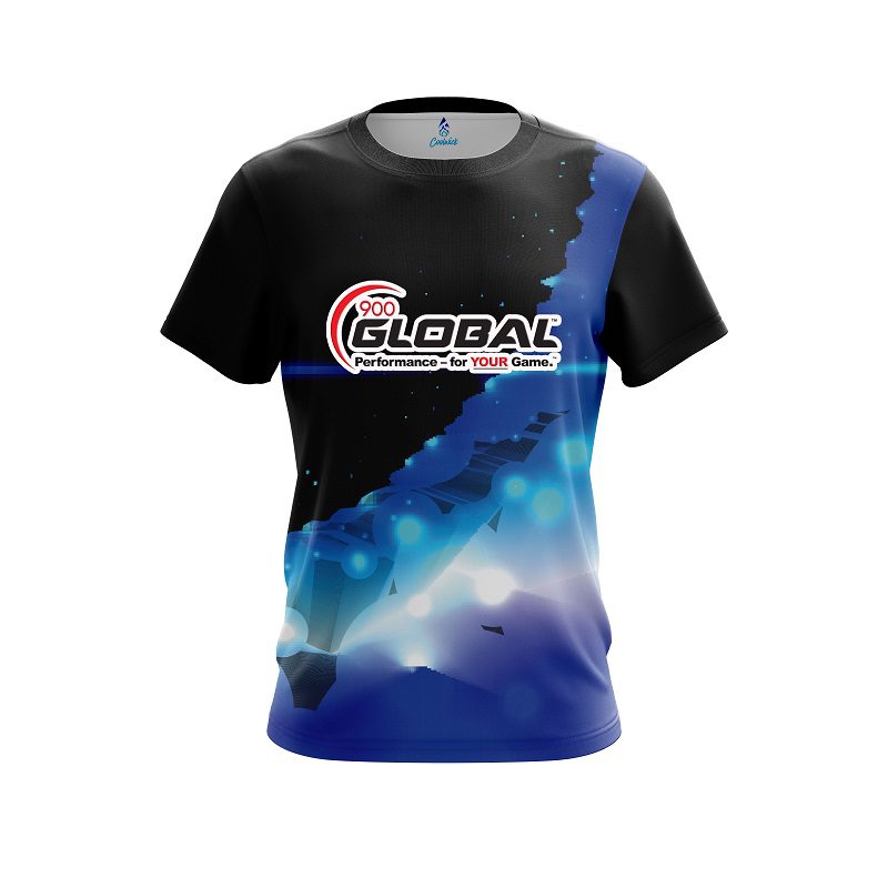 900 Global Space Pixel Mountain CoolWick Bowling Jersey