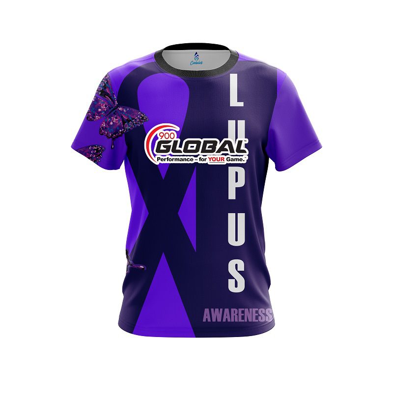900 Global Lupus Cancer CoolWick Bowling Jersey