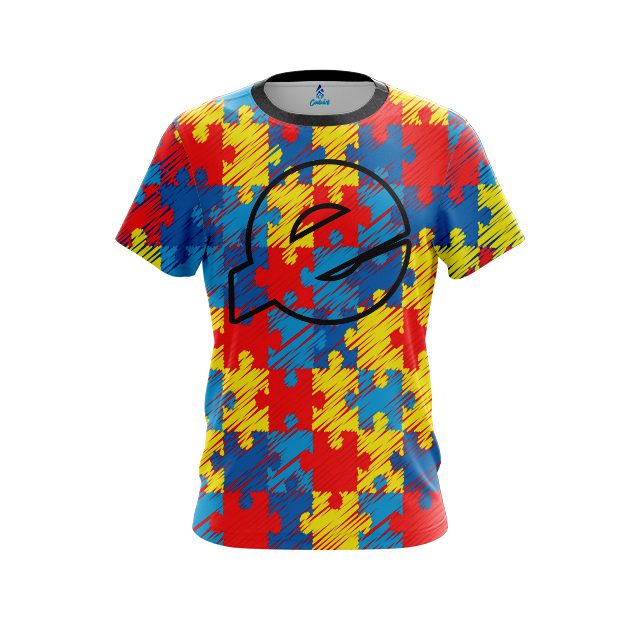 Ebonite Autism Awareness CoolWick Bowling Jersey