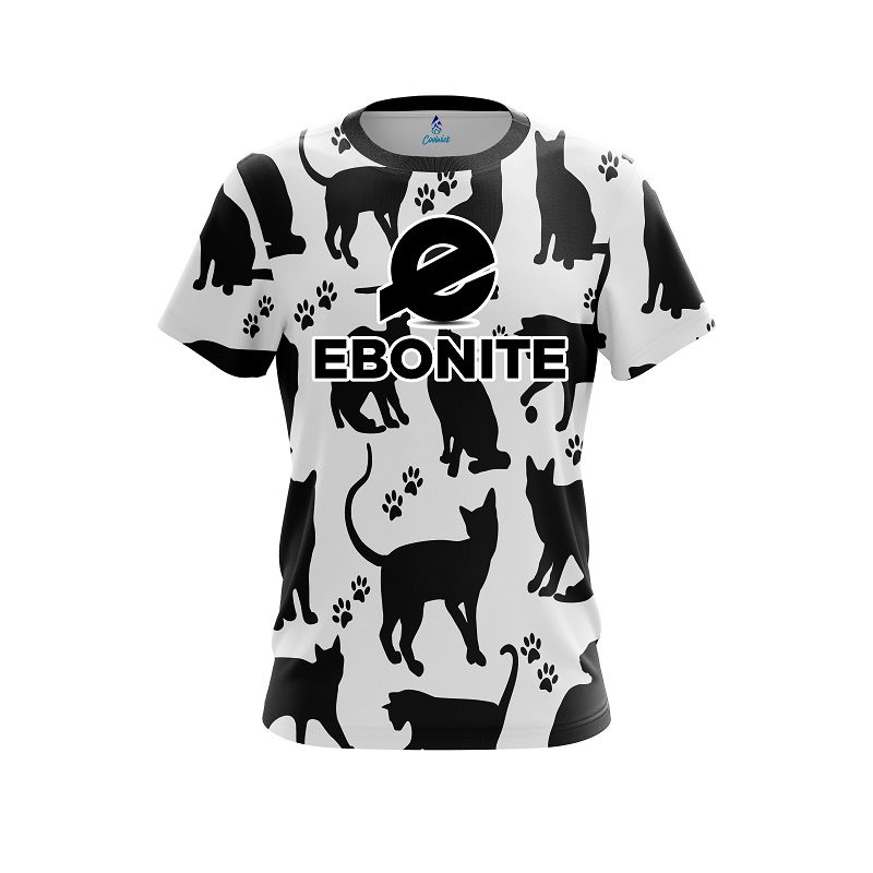 Ebonite Black Cat CoolWick Bowling Jersey