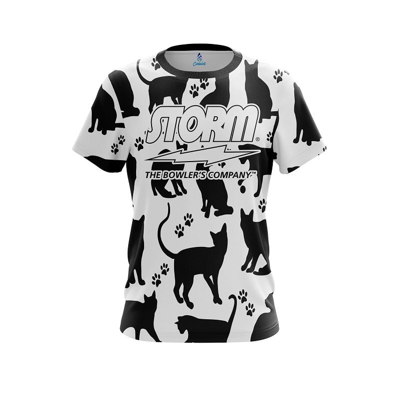 Storm Black Cat CoolWick Bowling Jersey