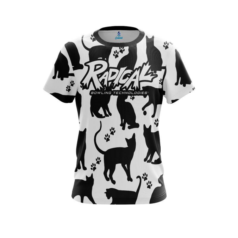Radical Black Cat CoolWick Bowling Jersey