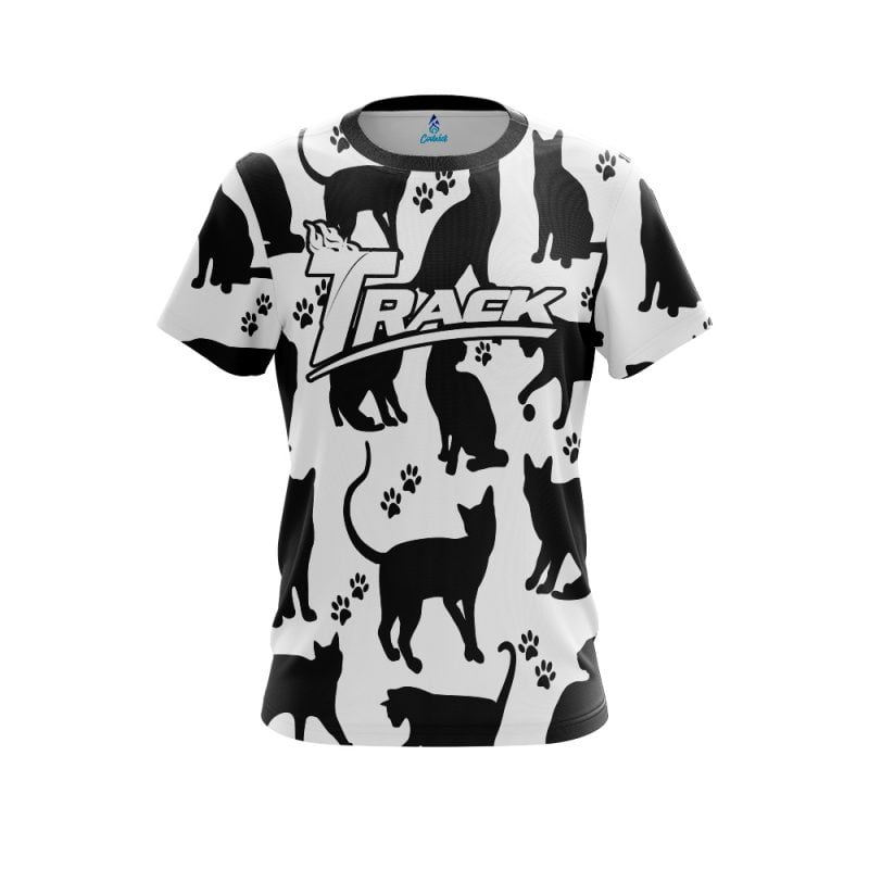 Track Black Cat CoolWick Bowling Jersey