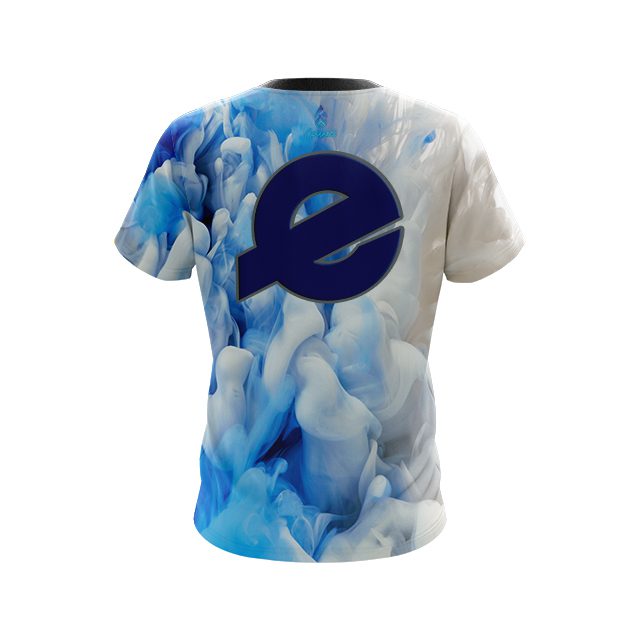 Ebonite Blue Clouds CoolWick Bowling Jersey - Image 2