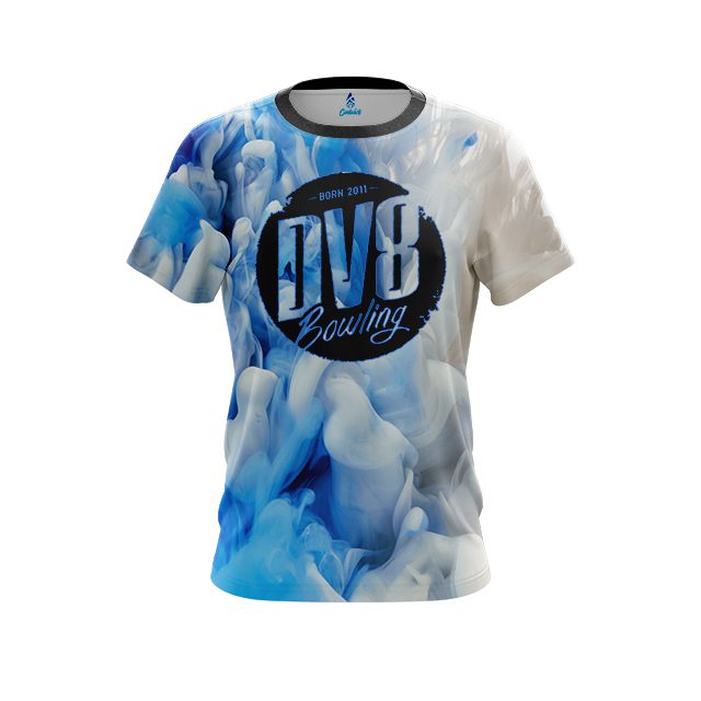 DV8 Blue Clouds CoolWick Bowling Jersey