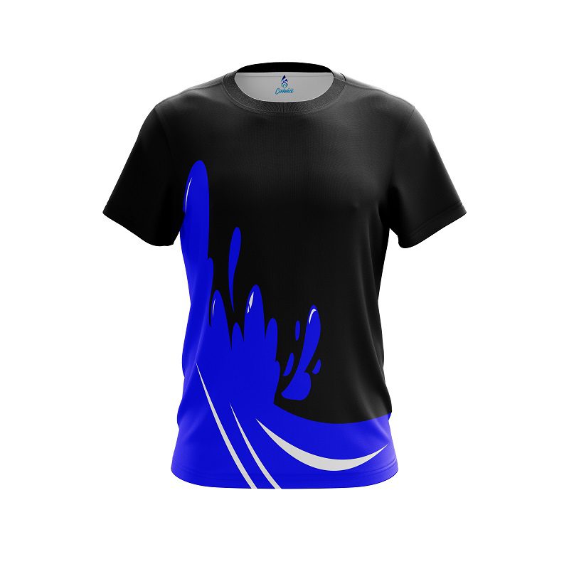 Blue Splash CoolWick Bowling Jersey