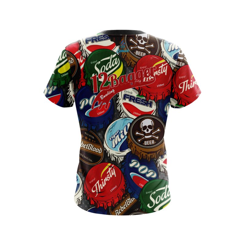 12Bagger Bottle Caps CoolWick Bowling Jersey - Image 2