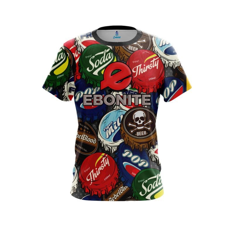 Ebonite Bottle Caps CoolWick Bowling Jersey
