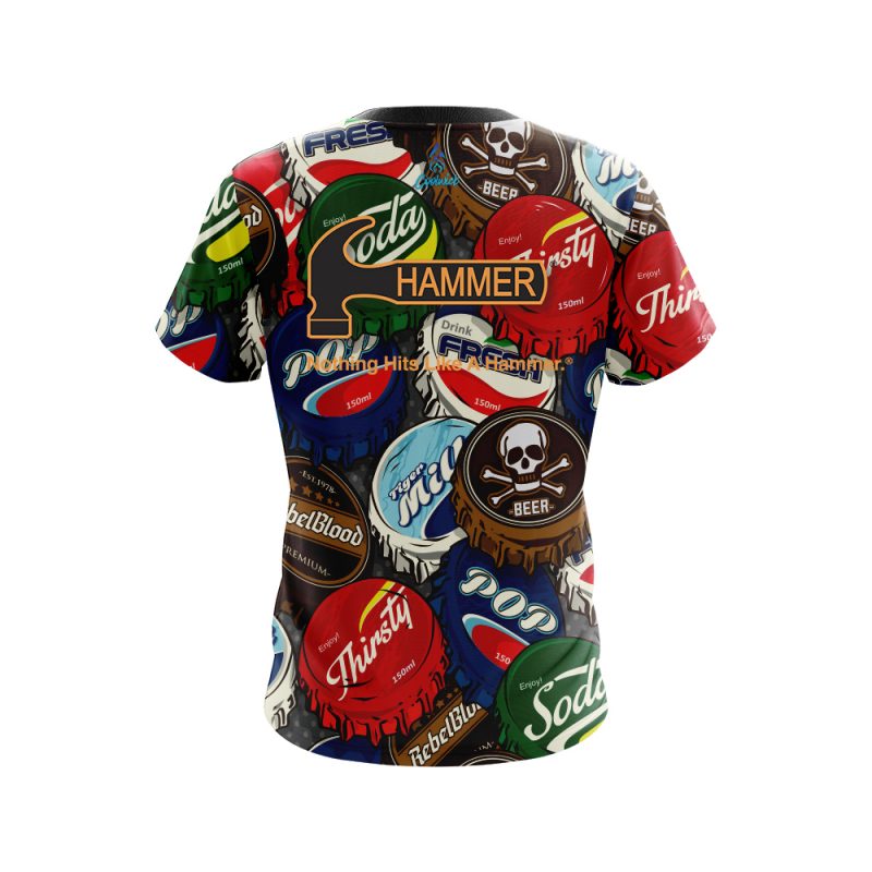 Hammer Bottle Caps CoolWick Bowling Jersey - Image 2