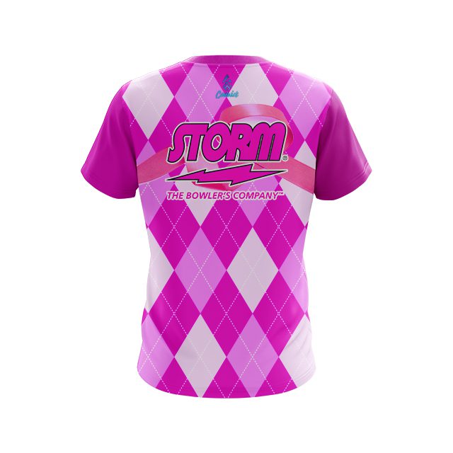Storm Breast Cancer Awareness CoolWick Bowling Jersey - Image 2