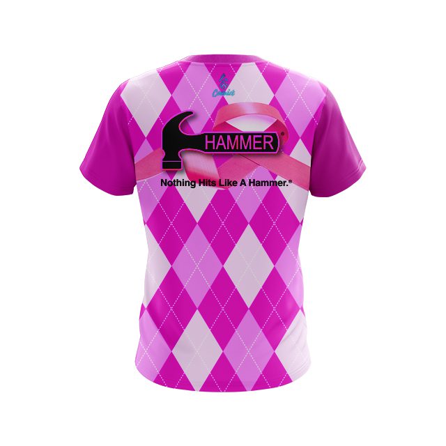Hammer Breast Cancer Awareness CoolWick Bowling Jersey - Image 2