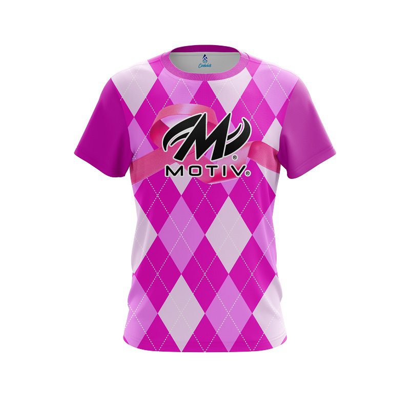 Motiv Breast Cancer Awareness  CoolWick Bowling Jersey