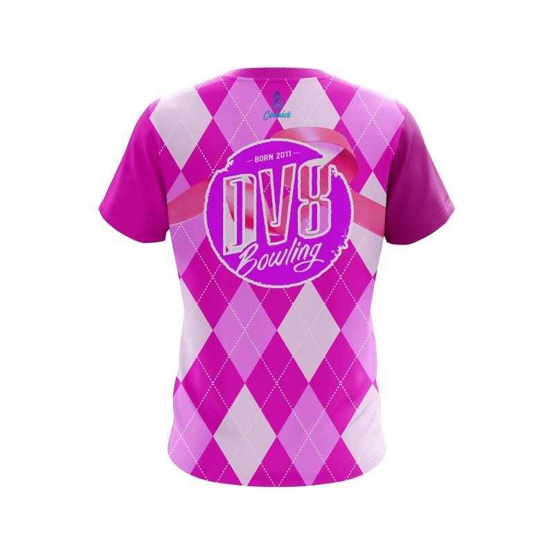 DV8 Breast Cancer Awareness CoolWick Bowling Jersey - Image 2