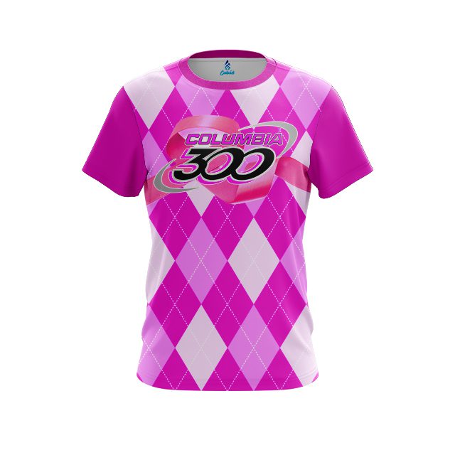 Columbia 300 Breast Cancer Awareness CoolWick Bowling Jersey