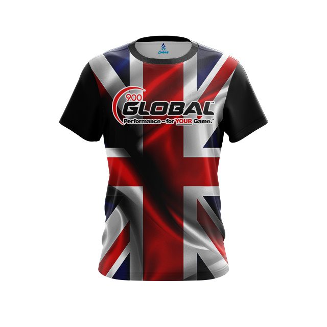 900 Global British Flag CoolWick Bowling Jersey