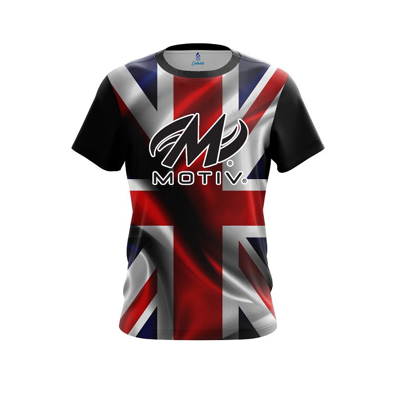 Motiv British Flag CoolWick Bowling Jersey