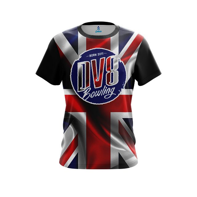 DV8 British Flag CoolWick Bowling Jersey
