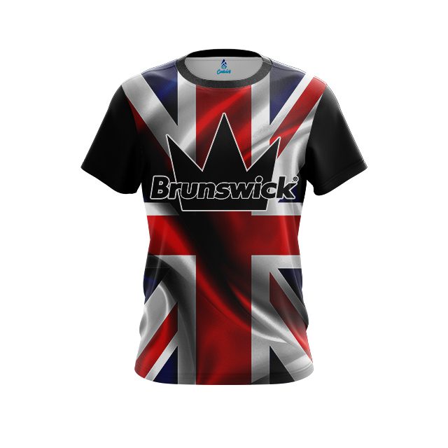 Brunswick British Flag CoolWick Bowling Jersey